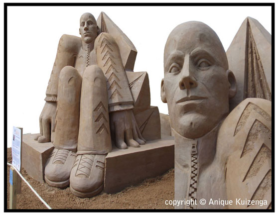 Make a break, Jurmula, Latvia, sandsculpture