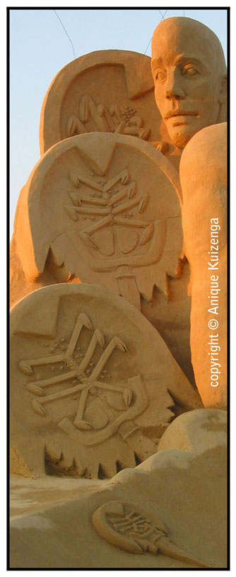 Burgas, Bulgaria, sandsculpture