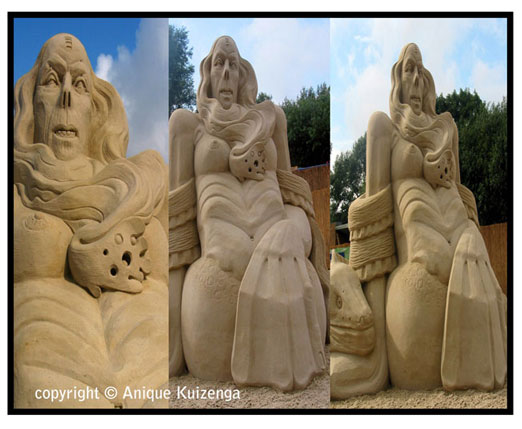 Dortmun, sandsculpture