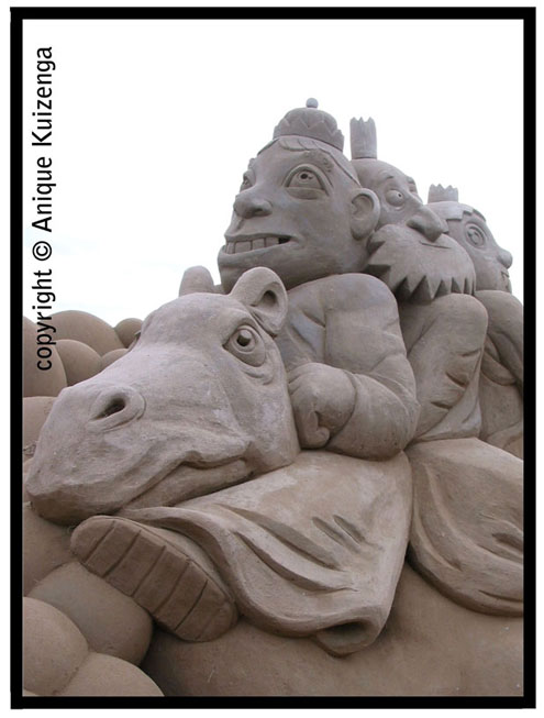 La Pineda, spain, sandsculpture