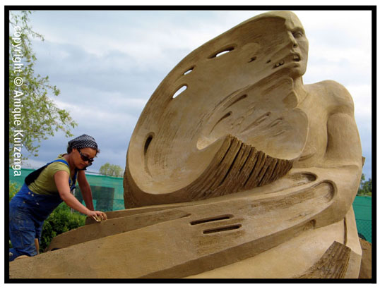 Dust in the wind, Neusiedle, Austria, sandsculpture