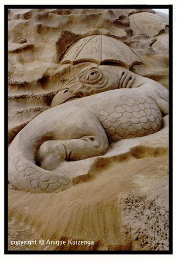 Zeebrugge, sandsculpture